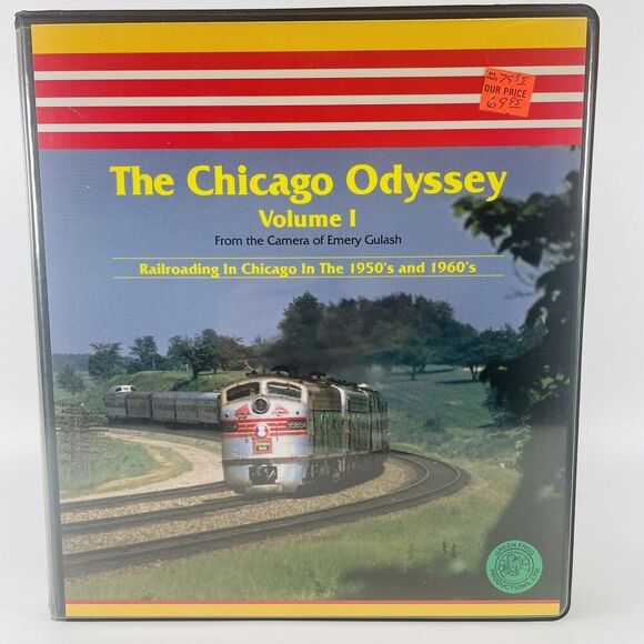 The Chicago ODYSSEY Railroading in the 50s & 60s Vol 1 VHS Tape Set Santa Fe - Picture 1 of 6
